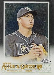 2020 Topps Allen & Ginter Chrome Base Set Brendan McKay #207 card