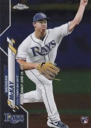 2020 Topps Chrome Update Base Set Brendan McKay #U-52 card