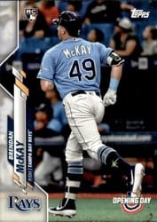 2020 Topps Opening Day Base Set Brendan McKay #1 card