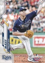 2020 Topps Opening Day Base Set Brendan McKay #1 card