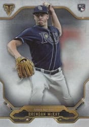 2020 Topps Triple Threads Base Set Brendan McKay #89 card