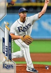 2020 Topps Update Base Set Brendan McKay #U-60 card