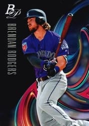 2018 Bowman Platinum Top Prospects Brendan Rodgers #TOP-98 card