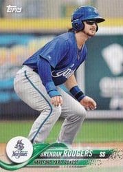 2018 Topps Pro Debut Base Set Brendan Rodgers #127 card