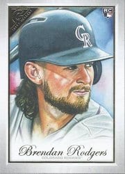 2019 Topps Gallery Base Set Brendan Rodgers #13 card