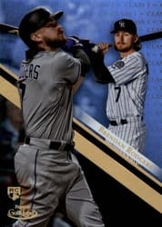 2019 Topps Gold Label Base Set Brendan Rodgers #47 card
