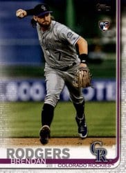 2019 Topps Update Base Set Brendan Rodgers #US299 card