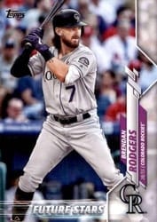 2020 Topps Base Set Brendan Rodgers #408 card