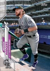 2020 Topps Base Set Brendan Rodgers #408b card