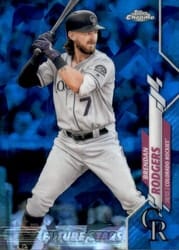 2020 Topps Chrome Sapphire Edition Base Set Brendan Rodgers #408 card