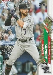 2020 Topps Holiday Base Set Brendan Rodgers #HW125 card