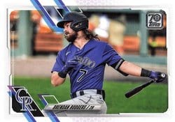 2021 Topps Base Set Brendan Rodgers #591 card