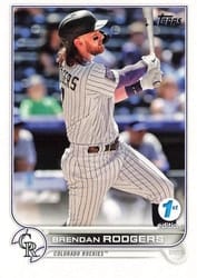 2022 Topps 1st Edition Base Set Brendan Rodgers #232 card