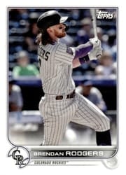 2022 Topps Mini Base Set Brendan Rodgers #232 card
