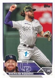 2023 Topps 1st Edition Base Set Brendan Rodgers #287 card