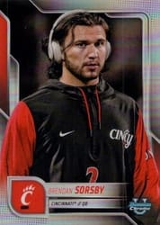 2025 Bowman University Chrome Base Image Variation Refractor Brendan Sorsby #SP-20 card