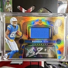 2024 Panini Gold Standard Rookie Jersey Autographs Brenden Rice #231 card