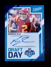 2024 Panini Prestige Draft Day Signatures Brenden Rice #DDS-BRE card