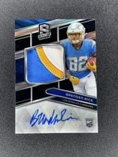 2024 Panini Spectra Rookie Patch Autographs Brenden Rice #234 card