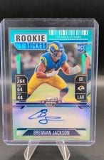 2024 Panini Contenders Optic Rookie Ticket Autographs Brennan Jackson #207 card
