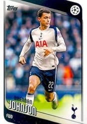 2025-26 Topps UEFA Club Competitions Base Set Brennan Johnson #18 card