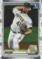 2020 Bowman Chrome Prospects Brennan Malone #BCP-200 card