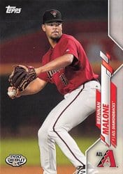 2020 Topps Pro Debut Base Set Brennan Malone #PD-89 card