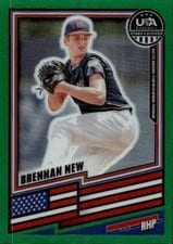 2026 Panini Stars and Stripes Prizm USA Brennan New #189 card