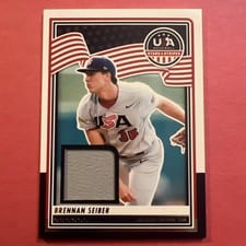 2025 Panini Stars & Stripes USA Materials Brennan Seiber #USA-BS card