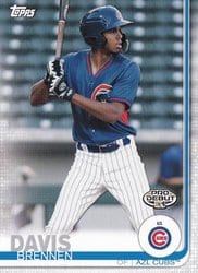 2019 Topps Pro Debut Base Set Brennen Davis #164 card