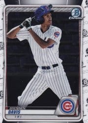 2020 Bowman Chrome Prospects Brennen Davis #BCP-141 card