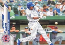 2020 Topps Pro Debut Base Set Brennen Davis #PD-62 card
