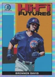 2022 Bowman Hi-Fi Futures Brennen Davis #HIFI-12 card