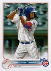 2022 Topps Pro Debut Base Set Brennen Davis #PD-80 card
