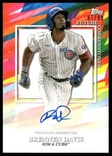 2022 Topps Pro Debut Future Cornerstones Autographs Brennen Davis #FC-BD card