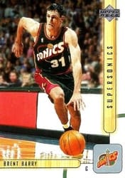 2001-02 Upper Deck Base Set Brent Barry #157 card