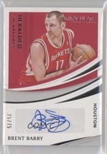 2020-21 Panini Immaculate Collection Heralded Signatures Brent Barry #HS-BBR card