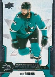 2019-20 Upper Deck Credentials Base Set Brent Burns #34 card