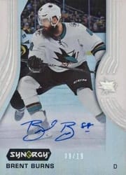 2019-20 Upper Deck Synergy Base Set Brent Burns #27 card