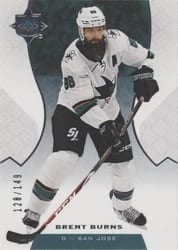 2019-20 Upper Deck Ultimate Collection Base Set Brent Burns #70 card