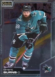 2020-21 O-Pee-Chee Platinum Base Set Brent Burns #31 card