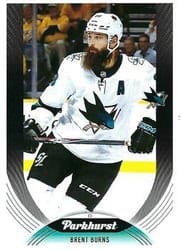 2020-21 Parkhurst Base Set Brent Burns #233 card