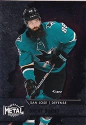 2020-21 SkyBox Metal Universe Base Set Brent Burns #85 card