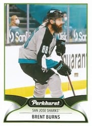 2021-22 Parkhurst Base Set Brent Burns #244 card