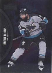 2021-22 SkyBox Metal Universe Base Set Brent Burns #113 card