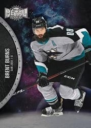 2021-22 SkyBox Metal Universe Base Set Brent Burns #62 card