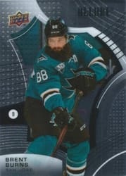2021-22 Upper Deck Allure Base Set Brent Burns #18 card