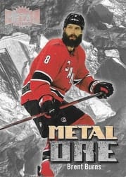 2022-23 SkyBox Metal Universe Metal Ore Brent Burns #MO-7 card