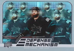 2022-23 Upper Deck Defense Mechanism Brent Burns #DM-22 card