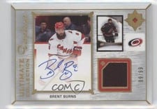 2022-23 Upper Deck Ultimate Collection Ultimate Displays Autograph Jersey Brent Burns #UDA-BB card